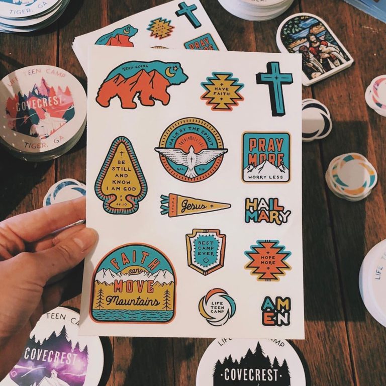 Summer Camp Stickers • Pro Church Media