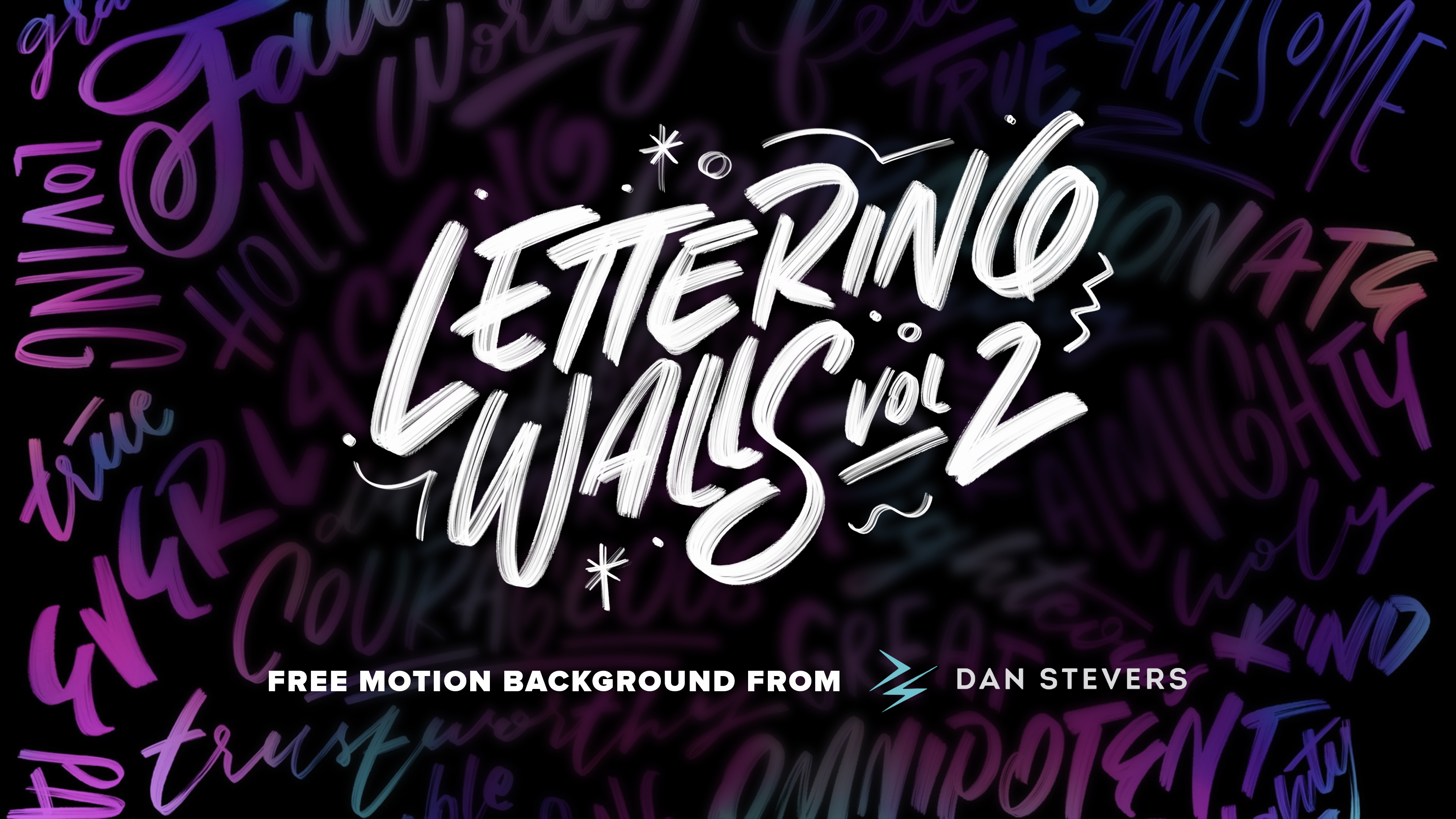 Lettering Walls Vol.2 From Dan Stevers • Pro Church Media